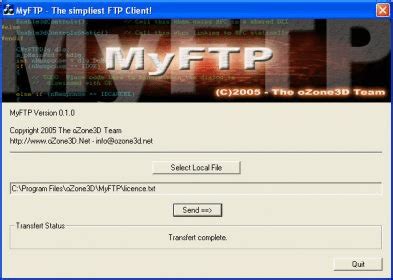 myftp|myulftp client.